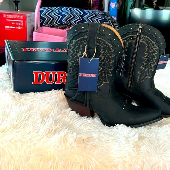 Durango Shoes - DURANGO Women’s Charcoal Gray Crush Style Western Boot, Size 10M, NWT, w/Box.